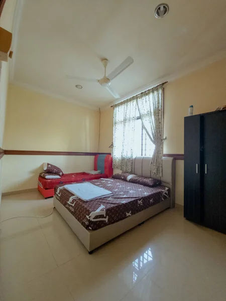 Kuala Lumpur Malaezia Mai 2022 Dormitor Interior Confortabil Imens — Fotografie, imagine de stoc