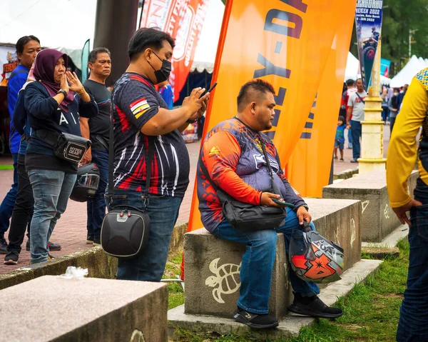 Terengganu Malesia Giugno 2022 Gente Alla Bike Week — Foto Stock