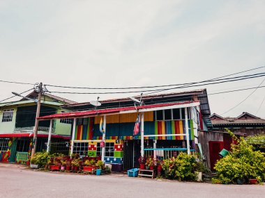 Kampung Pelangi house in the village.