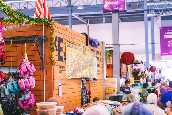 Terengganu Malaysia June 2022 Pasar Payang Selling Traditonal Local Foods — Photo