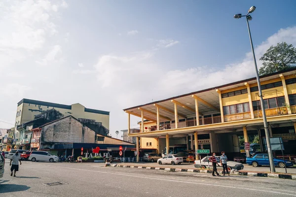Perak Μαλαισία Αυγ 2022 Σταθμός Λεωφορείων Στην Tapah Ένα Μοναδικό — Φωτογραφία Αρχείου