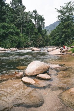 River at Sungai Kampar, Gopeng, Perak.