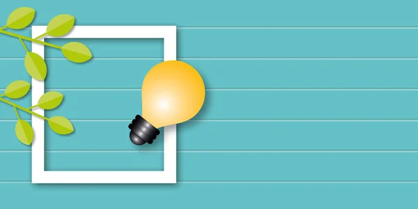 木枠の外に光る電球が背景に 独創的または異なる創造的なアイデアの概念 イノベーション思考の創造性 ビジネスの成功のインスピレーション リーダーシップ デザインスタイル — ストック写真