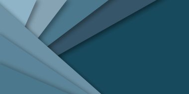 Soyut mavi arkaplan ve fotokopi alanı, broşürler için tasarım şablonu, kitap kapakları, dergi, kartvizit, markalar, afişler, poster, web sitesi, metin için boşluk. kağıt sanat tasarımı biçimi.