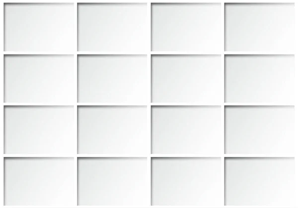Abstrakcyjne Tło Białego Kwadratu Cieniem Koncepcja Białe Tło Dla Broszury — Zdjęcie stockowe
