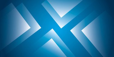 Mavi duvardaki, beyaz ışıkla aydınlatılmış basit geometrik duvar kağıdı. Özet asgari arkaplan. Neon fon. Kapak, kart ve afiş kavramı. resimleme tasarım biçimi.