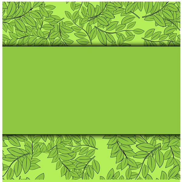 Tarjeta de visita verde abstracta. Plantilla de diseño vectorial. Fondo abstracto. — Vector de stock