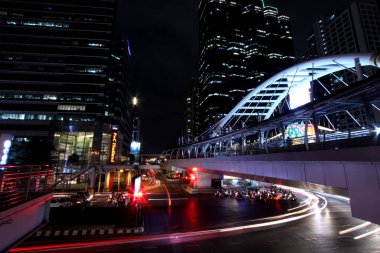 Bangkok, Tayland - 14 Kasım 2019: Bangkok City, Tayland