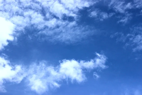 Céu Azul Com Fundo Nuvem Branca — Fotografia de Stock