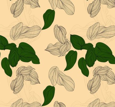 Arkaplanda pürüzsüz duvar kağıdı deseni tasarımı.