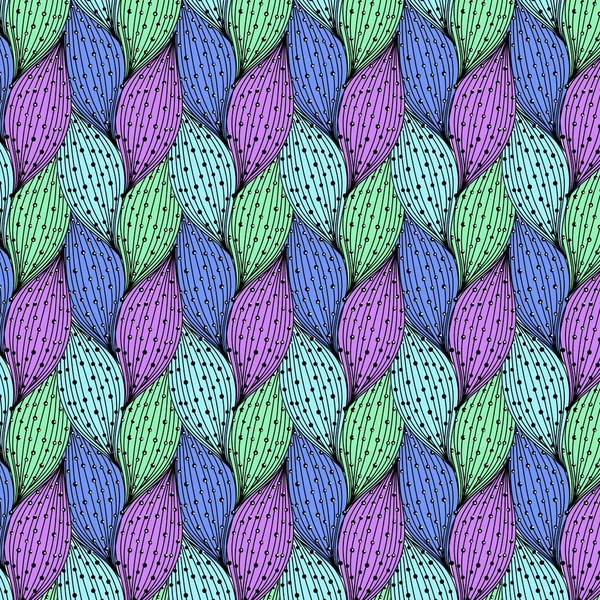 Seamless Colored Pattern Black Lines — Stok Vektör