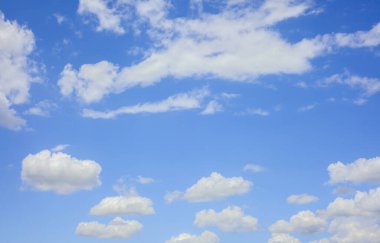 Blue sky background with clouds. bright nature.