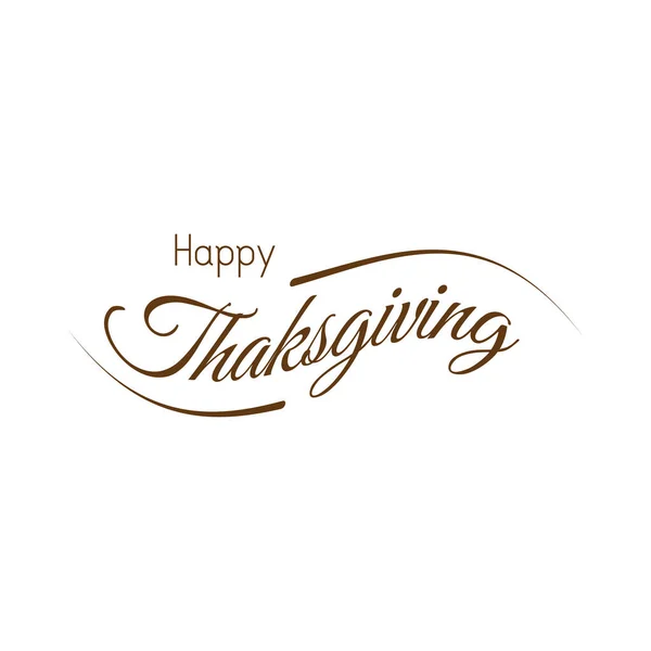 Thanksgiving Typografie Poster Simple Thanksgiving Viering Citaat — Stockvector