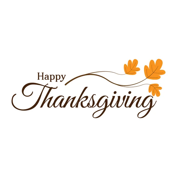 Thanksgiving Typografi Affisch Simple Thanksgiving Firande Citat — Stock vektor