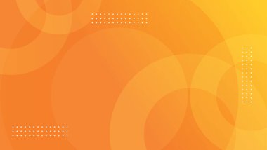 Dairesel şekilli soyut turuncu arkaplan