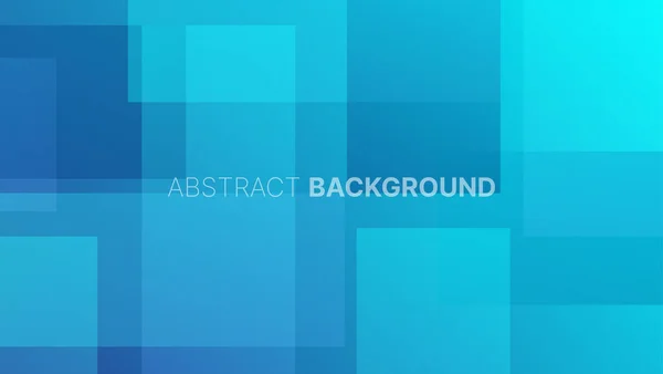 Abstracto Azul Cuadrado Background Vector Ilustración — Vector de stock