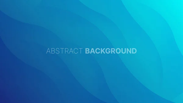 Abstracto Azul Onda Background Vector Ilustración — Vector de stock