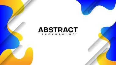 Soyut mavi turuncu arka plan. vektör illüstrasyonu