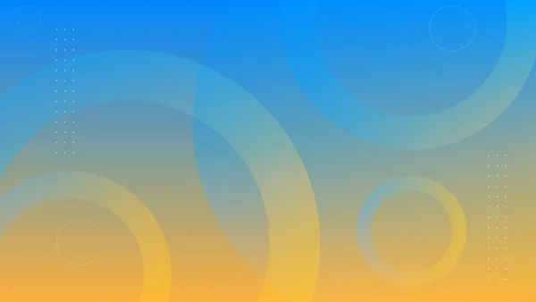 Abstract Blue Orange Background Vector Illustration — ストックベクタ