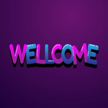 welcome sign vector illustration for banner of poster