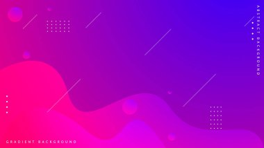 abstract gradient fluid background with geometric shapes element