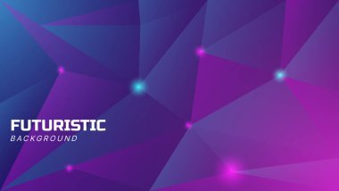 abstract technology background in pink and blue color with crystal texture and color light