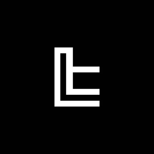 Harf Kombinasyon Logo Tasarımı — Stok Vektör