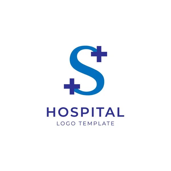 Combinação Única Letra Símbolo Saúde Logotipo —  Vetores de Stock