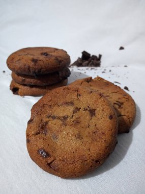 Çikolata parçacıklı galletitas. çerez