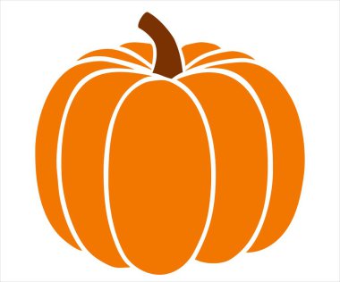 balkabağı ikonu. Cadılar bayramının karikatür çizimi 