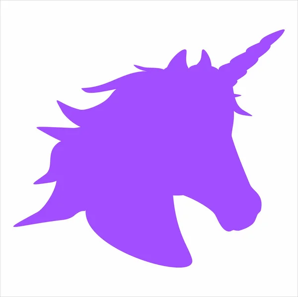 Unicorn Icon Vector Illustration — Stock Vector