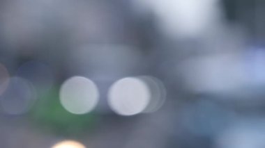 Otoyoldaki Bokeh arka plan trafiği, soyut arka planlar, bulanık arkaplanlar, Defocus