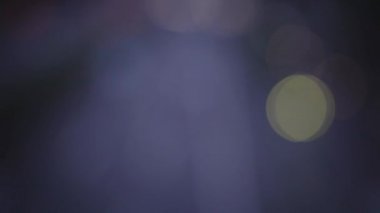 Otoyoldaki Bokeh arka plan trafiği, soyut arka planlar, bulanık arkaplanlar, Defocus