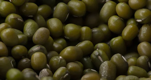 Close Green Bean Seeds Macro Photography — Stock Photo, Image