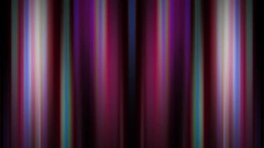 Soyut renkli dikey düz çizgiler gradyan dalga döngüsü hareket arkaplanı. 4K 3D, kusursuz, soyut düz çizgi dinamik animasyon arkaplanı. Siyah üzerine çok renkli dalgalı çizgiler.