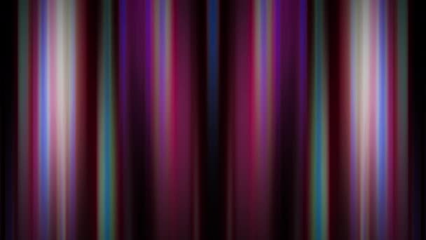 Abstract Colorful Vertical Smooth Stripes Gradient Wave Loop Motion Background — Stock Video