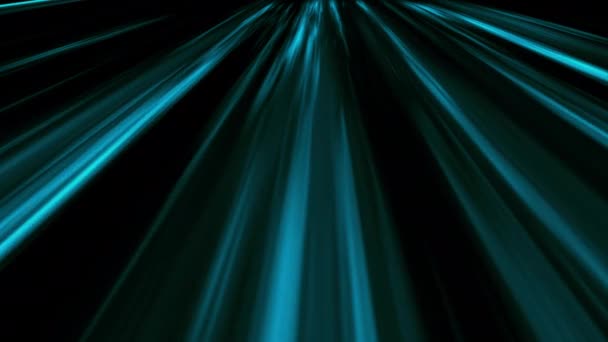 Абстрактные Neon Blue Огни Кибер Света Скорость Hud Интерфейс Графики — стоковое видео