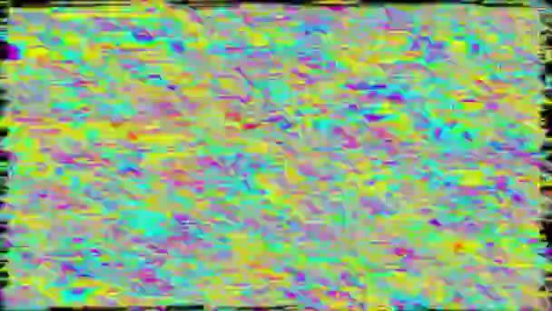 Animación Bucle Inconsútil Movimiento Grunge Colorido Animación Textura Colorida Grunge — Vídeo de stock