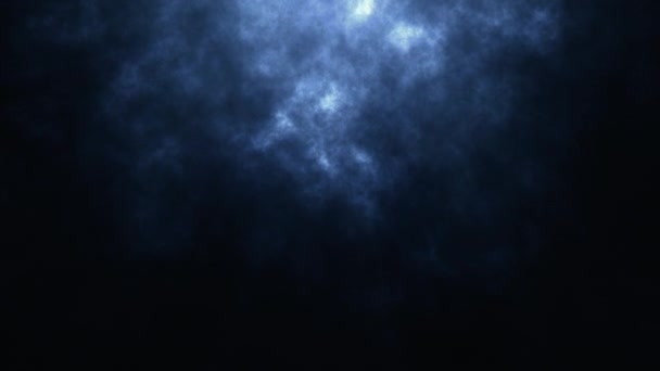 Grondement Atmosphérique Scintillement Fumée Sombre Brouillard Nuage Vapeur Vapeur Écouler — Video