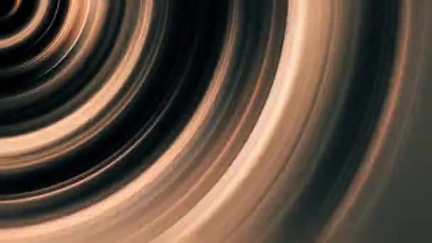 Animation Gold Shine Light Radial Spin Top Left Background Abstract — Vídeo de Stock