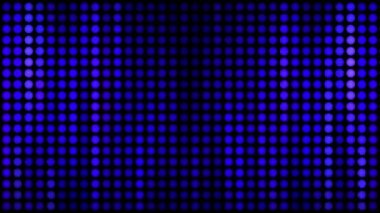 4K 3d rendering Abstract digital technology blue pink dots grid line distort mosaic tile pattern loop motion.Twinkling small blinking shining squared with flicker electrical line.Hi-tech futuristic backgroud