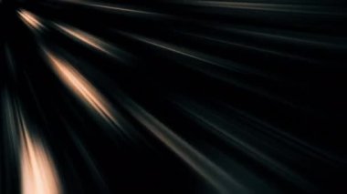 4K soyut kenar köşegen koyu sarı nokta parlak halka animasyon sanat arka planı. Aydınlatma ışınları, video kaplaması için parlak sarı, dinamik sarı renk rengini etkiler. Işık huzmelerini sol üstten döndür.