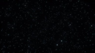 4K Kusursuz Döngü statik titreşimli titreşimli parçacıklar karanlıkta hareket soyut. Animasyon 3d Soyut hareket flaş arkaplanı giriş başlığı selamlama bayramı festivali için.