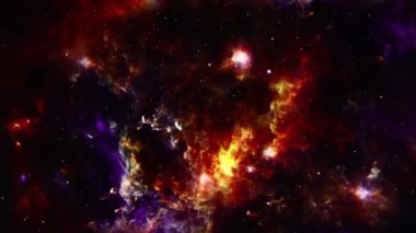 Döngü uzayı derin uzay keşfi. Caldwell 49 olarak da bilinen Rosette Nebulasına yolculuk. Samanyolu Galaksisi 'ndeki yıldız alanı Rosette Nebulası' na 4K 3D döngü uzay keşfi. NASA görüntüleriyle donatılmış.
