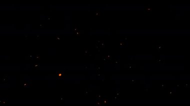 Siyah arkaplanda akan soyut parlak mavi parçacık tozu. Kusursuz döngülü 3D animasyon tozu ve ekran için uçan mavi parlak parçacıklar sinematik görüntülerinizi örtüyor.
