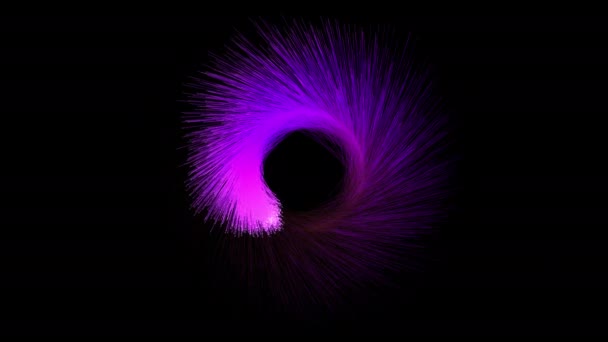 Abstract Seamless Loop Glow Pink Purple Streak Flow Swirl Efeito — Vídeo de Stock