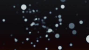 Görüntü kabarcıklarından akan güzel akış siyah arka plandaki kusursuz döngü hareketini aydınlatıyor. Siyah arkaplan üzerindeki pastel parçacık kaplama ya da hareketli başlıklar sinematik zemin döngüsü olarak kullanılabilir.