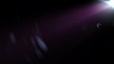 Sağ üst optik lens, geçişi sorunsuz bir döngüye sokuyor. 4K güzel büyük turuncu spot ışıkları sağ üstte hareket ediyor. Örtme etkisi. Fenerler. Parlak ışık merceği alev efekti elementi.