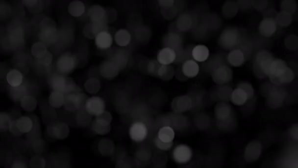 Abstract Loop Animation Falling Blurred Particles Lights Bokeh Animation Holiday — Video Stock