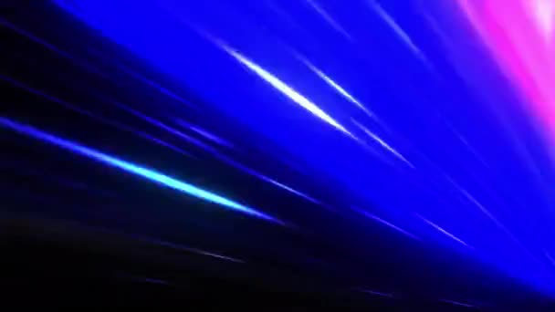 Işık Hareketinin Soyut Yaratıcı Hızı Hiper Sıçrayışla Başka Bir Galaksinin — Stok video